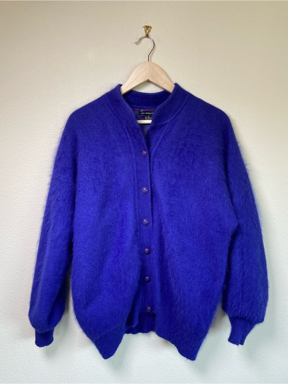 Vintage Angora Wool Cardigan